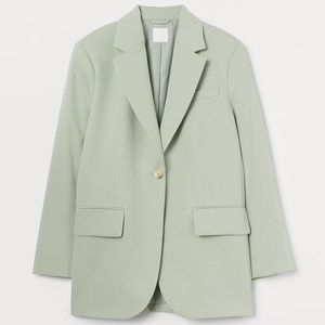 H&M Oversized Sage Green Blazer